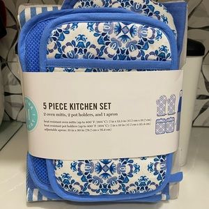 Martha Stewart 5-Piece Apron Kitchen Set
